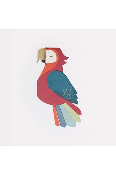 STOREMAX Bystoreby Meri Parrot Napkins, 16 Pcs Newdesing 646268