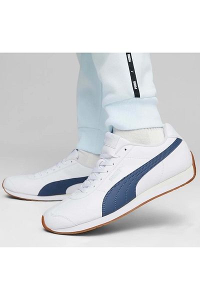 Puma Turin 3383037-13 Ανδρικά Sneakers - ΛΕΥΚΟ-ΜΠΛΕ
