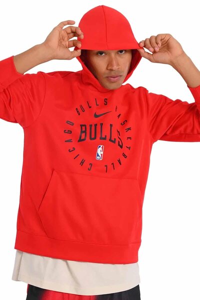 Nike Chi Mnk Df Sptlight Po Hdy Erkek Sweatshirt FV1669-657-Kırmızı