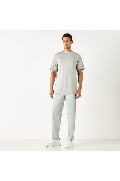 Kappa Textured T-shirt With Short Sleeves