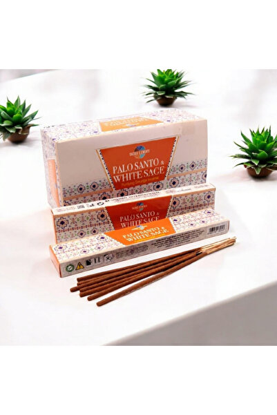 MORMEYDAN Palo Santo & Beyaz Adaçayı Organik Çubuk Tütsü Tekli Paket