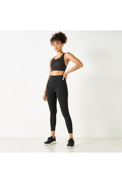 Kappa Panelled Sports Bra With Crossback Strap