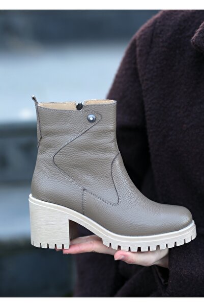 EREN SHOES BAG (DOHA) Cizme cu talpă anti-alunecare din piele naturală de nurcă