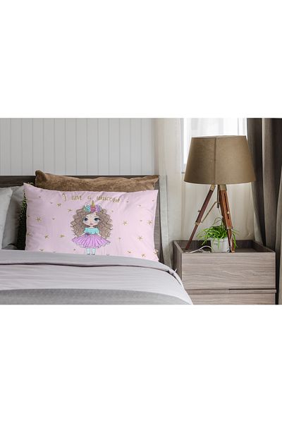 yok yok evim eve dair her şey Παιδική μαξιλαροθήκη με σχέδια Little Princess