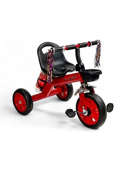 ALBADER Kids Balance Bike Kids Tricycles for 2-6 Years, 3 Wheel Bike With Rear Basket, Baby Tricycle