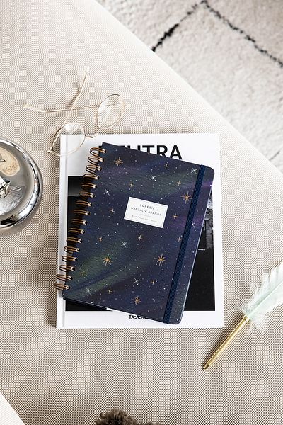 PAPERORA Планер A5 Spiral Unlimited, дневник Galaxy - 15x21