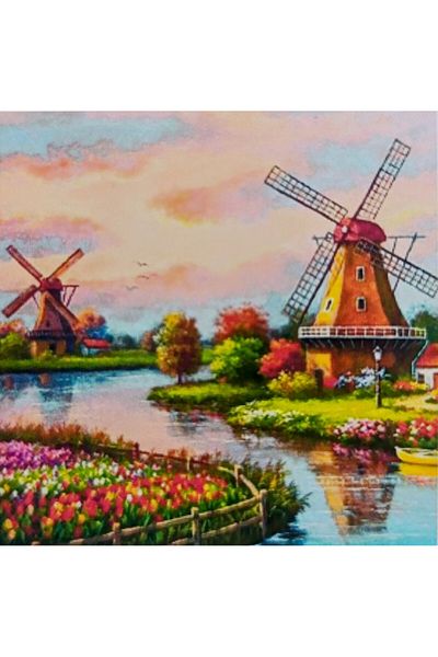 MENTAŞ Diamond Painting Beaded Tapestry Mosaic Puzzle Crystal Stone Board 30X30 Kit