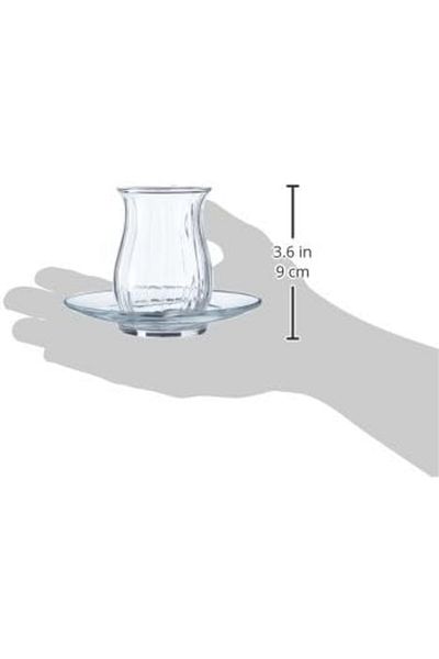 STOREMAX Ntwork Linka Tea Set, Plain, 140 Ml, 6 Pieces Art 1087243