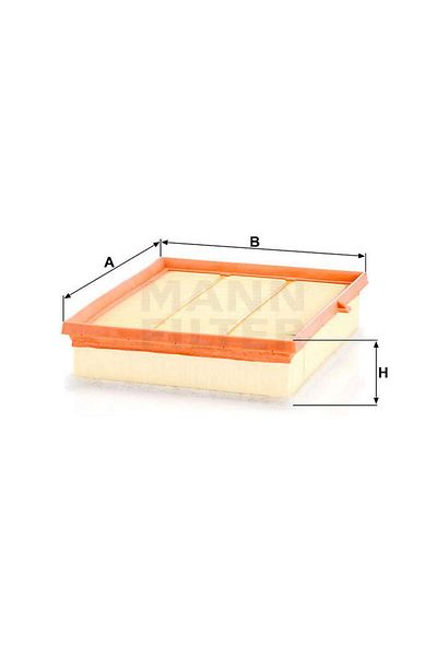 MANN Air Filter for Toyota Verso 1.6 D-4D 13 Auris 1.6D-4D 15-18 Avensis 1.6-4D 2.0D-4D 15 Rav Iv Gnzrz
