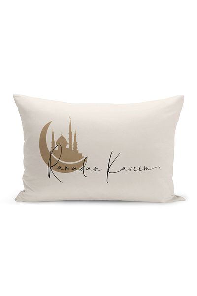 Bertille Home Ramadan Series Double Sided Digital Printed Throw Pillow Case (Ramadan Cushion Cover)