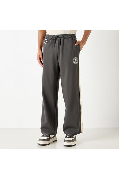 Starter Stripe Detail Track Pants With Drawstring Closure