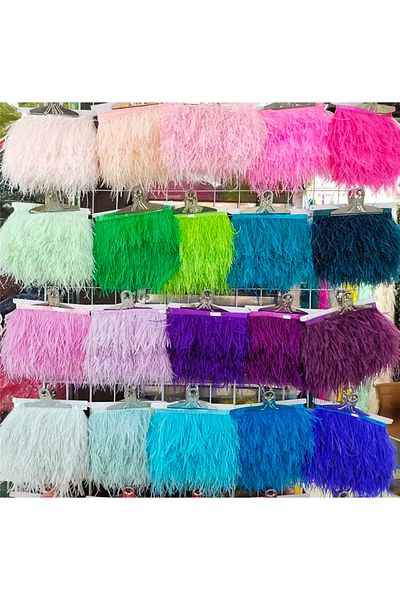 SavBrand White Gooseneck Feather 1 Meter |   Decorative Ornament, Hobby Decoration Products, Furry Earrings Making