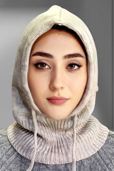 Trenderrs Balaclava Corded Knitwear Knitted Beanie Cap
