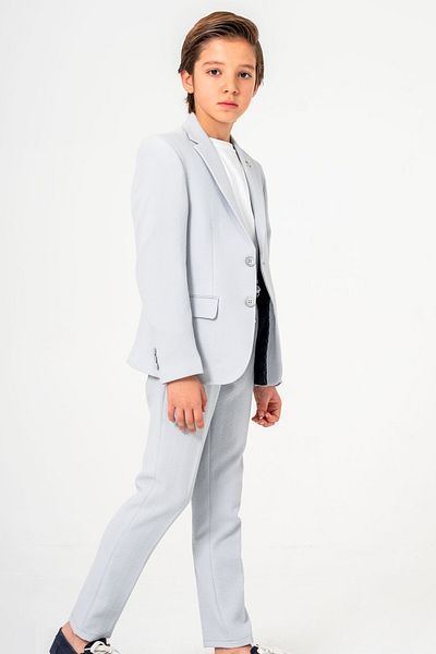 carino's kids Boy's Seersucker Suit - Lycra