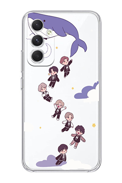 Magic Ring Samsung Galaxy S24 FE Uyumlu Sevimli BTS Karakterler Tasarımlı Şef...