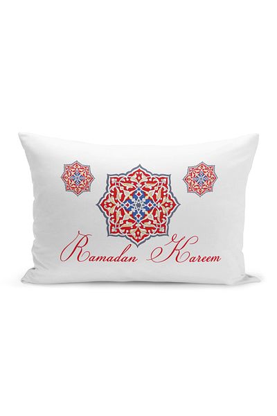 Bertille Home Κάλυμμα μαξιλαριού ριχτάρι σειράς Ramadan διπλής όψης με ψηφιακή εκτύπωση (Κάλυμμα μαξιλαριού Ramadan)