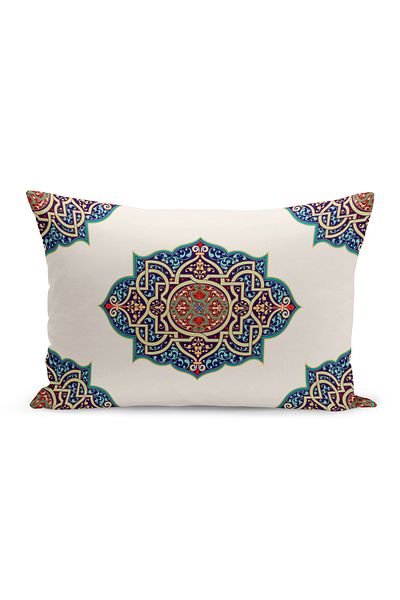 Bertille Home Κάλυμμα μαξιλαριού ριχτάρι σειράς Ramadan διπλής όψης με ψηφιακή εκτύπωση (Κάλυμμα μαξιλαριού Ramadan)