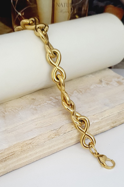 Reyna Steel Altın Çağı Yaşatan Çelik Takılar Steel Bracelet
