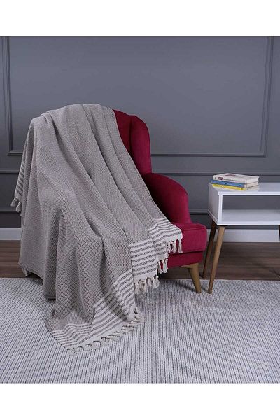 ÇIQRIK HOME Многофункционален калъф за диван от естествен тъкан памук