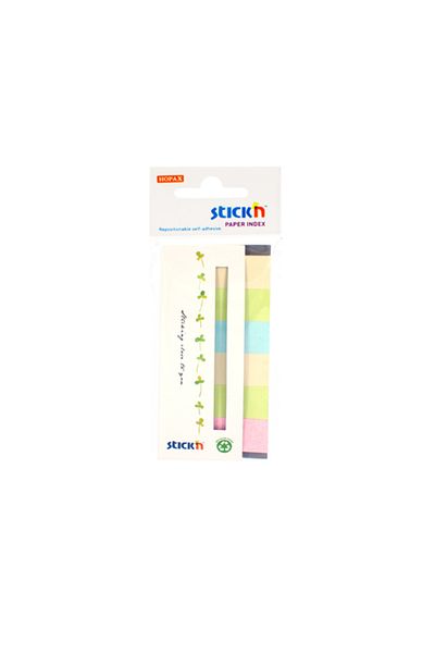 Gıpta Stickn 50X20Mm Nature Color - 6 Colors 180Yp Bookmark (Index) 21597