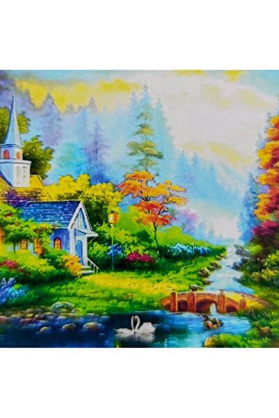 MENTAŞ Elmas Boyama Boncuklu Goblen Mozaik Puzzle Kristal Taşlı Pano 30x30 kit