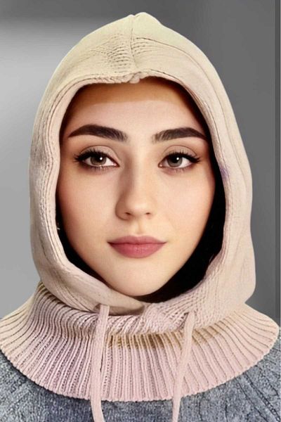 Trenderrs Balaclava Corded Knitwear Knitted Beanie Cap