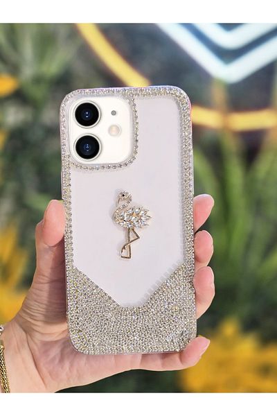 OSG Premium Luxury Protective Phone Case with 3D Character Stone Compatible with iPhone 12 and 12 Pro