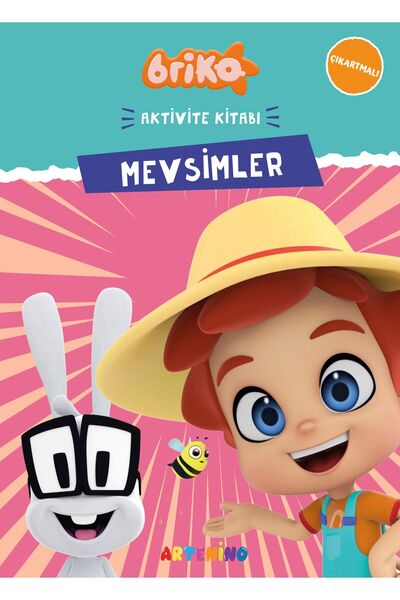 Artenino Bri̇ko Seasons / Activity Book Series with Stickers