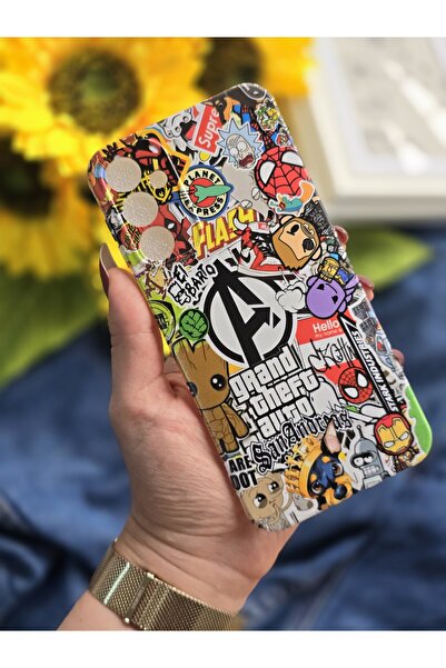 SUPER FRAME Samsung Galaxy A16 Uyumlu Baskılı Şeffaf Telefon Kılıfı