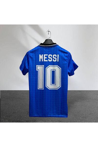 Legent Lady الأرجنتين L.messi ريترو تصميم مخصص لكرة القدم جيرسي تنفس مخصص جيرسي النسيج مع طوق