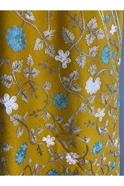 silkworm Розкішний кашеміровий зимовий шарф з вишивкою - (80 см 200 см)