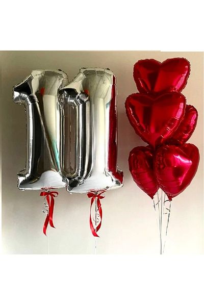 CUGY 11 Year Old Mini Birthday Party Celebration Set with Heart