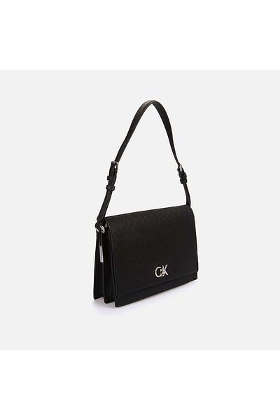 Calvin Klein Női márkájú csatos állítható pántos fekete válltáska K60K 613139 -0GJ