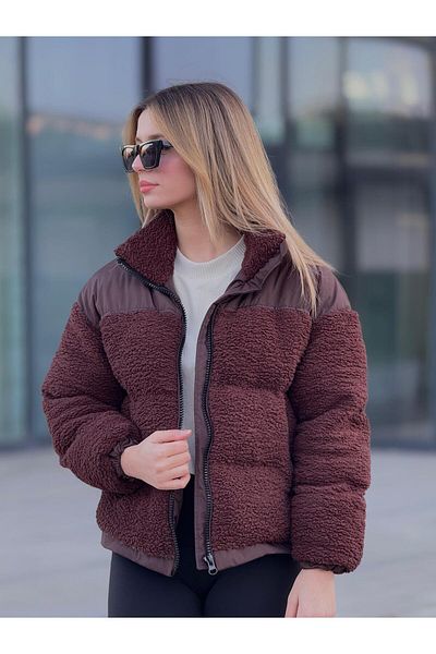 KINGAF ДАМСКО ПЛЮШЕНО ПАЛТО