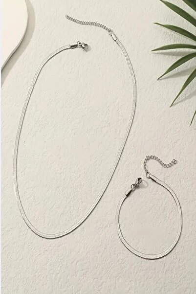 KOBA مجموعة قلادة وسوار أنيقة