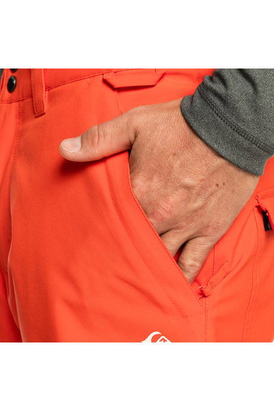 Quiksilver Estate Pt Men's Red Snowboard Pants Men's Snowboard Pants