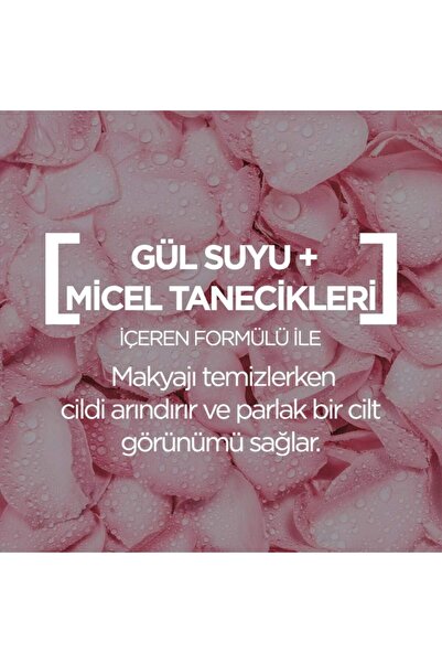 Garnier Micellar 400ml Gül Suyu Kusursuz Makyaj Temizleme & Işıltı