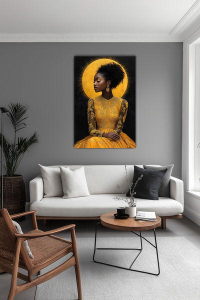 Arkeot Afrikalı Kadın Tablosu