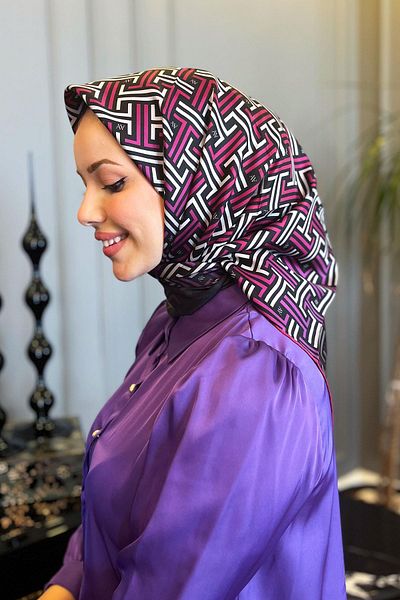 Armine 2023/2024 Autumn Winter Silk Scarf - 9011D-53 - Tivil