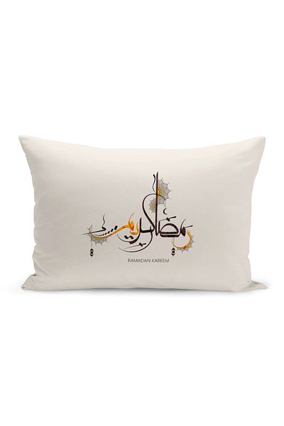 Bertille Home Ramadan Series Double Sided Digital Printed Throw Pillow Case (Ramadan Cushion Cover)