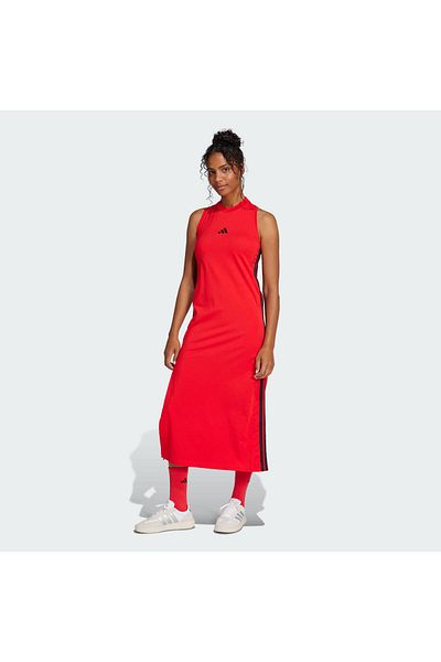 adidas Essentials 3 csíkos Racerback hosszú ruha