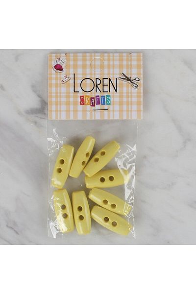 NACAR AVM Loren Crafts Yellow 8-Piece Shepherd Button - 67