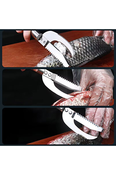 Genel Markalar SN-20408 BALIK SOYMA PUL TEMİZLEME YIKAMA BIÇAĞI PASLANMAZ ÇEL...