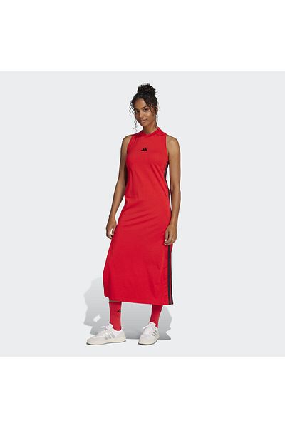 adidas Essentials 3 csíkos Racerback hosszú ruha