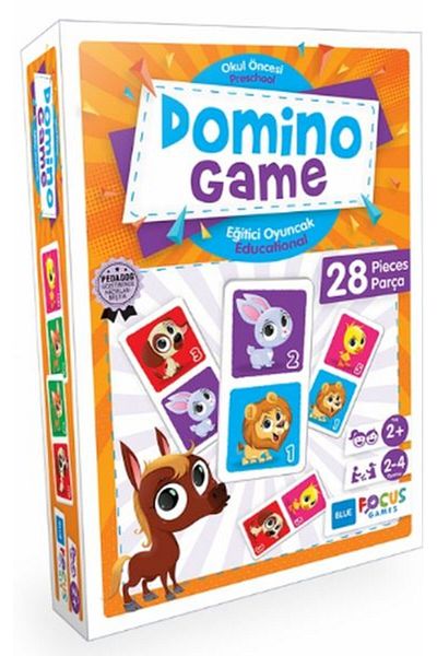 Türk Dil Kurumu Yayınları Blue Focus Domino Game - Puzzle 28 Pieces