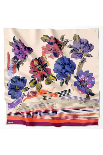 Armine 2023/2024 Autumn Winter Silk Scarf - 9047D-33 - Tivil