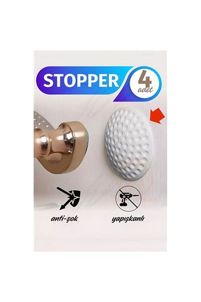 ModaCar Door Stopper Golf Ball Model Door Anti-Crash 4 Pcs