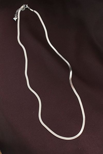 Clariss 316l Steel Silver Color 60 Cm Italian Chain Necklace