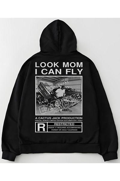 Edizen Travis Scott Cactus Jack Unisex Oversize Hoodie - 100% βαμβάκι