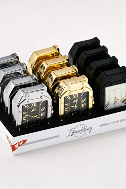 İŞTE BU Kişiye Özel İsimli Saatli Rüzgar Geçirmez Gazlı Çakmak